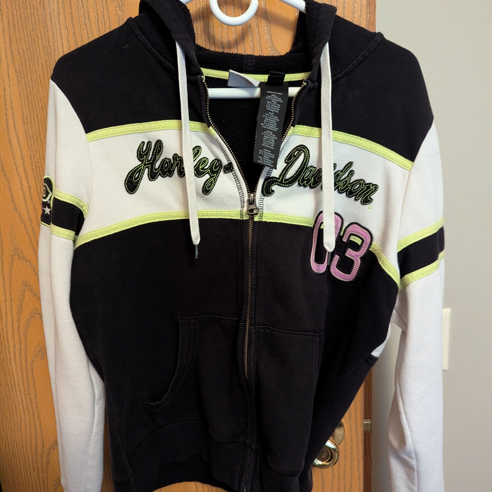 Harley-Davidson Black and White Jacket
